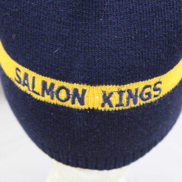 Vinctoria Salmon Kings Toque (VTG) - Crested Logo - Adult Stretch Fit - Picture 8 of 11